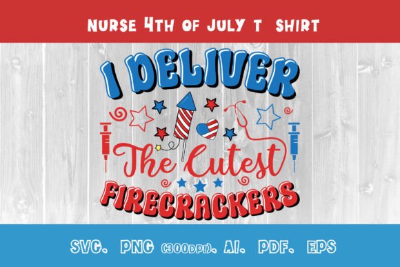 Cute Firecrackers Graphics for T-Shirt Designs
