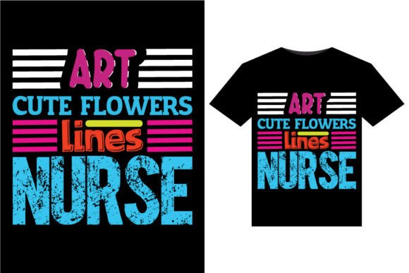 Cute Flower Graphics for T-Shirt Designs