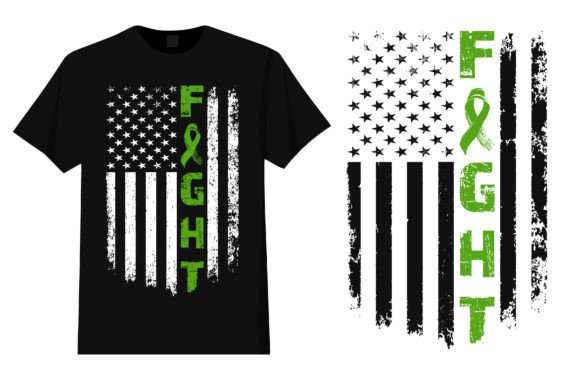 Fight Mental Health Flag: Graphics for T-Shirt Designs