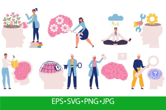 Mental Health Graphics and Illustrations Review