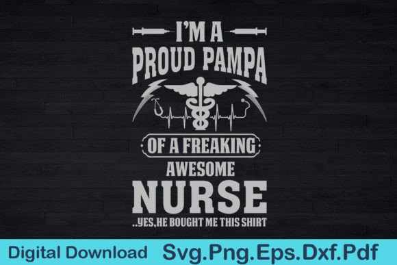 Nurse Pampa Graphics & T-Shirt Designs