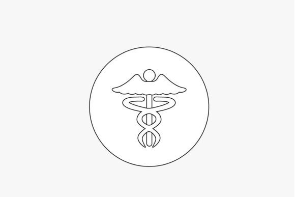 Reviewing Outline Nurse Medical Simple 5 Graphics and Icons